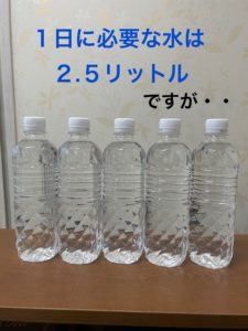 耳つぼダイエットブログ 1日の水分量