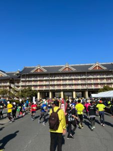 大阪耳つぼダイエット専門　奈良マラソン天理教折り返し