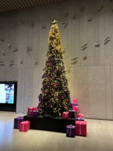 大阪天王寺駅近くの耳つぼダイエット専門鍼灸院
マリオットホテルのクリスマスツリー
