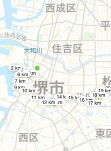 大阪耳つぼブログ堺駅、湊駅、三国ヶ丘、新金岡ランニング