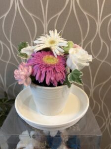 耳つぼダイエットブログ待合室の花